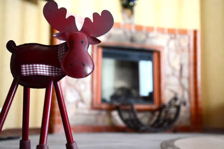 Deer closeup statuetteの写真素材