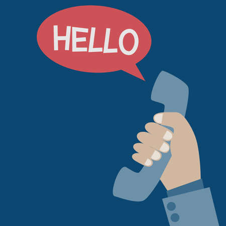 phone with chat boxのイラスト素材