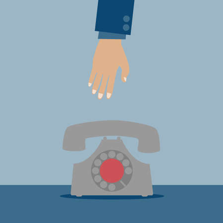 Retro Telephoneのイラスト素材