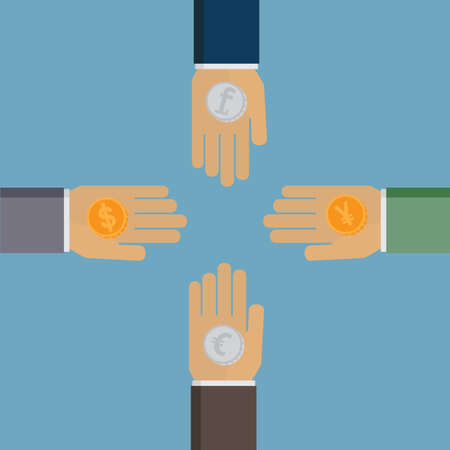 Money Exchangeのイラスト素材