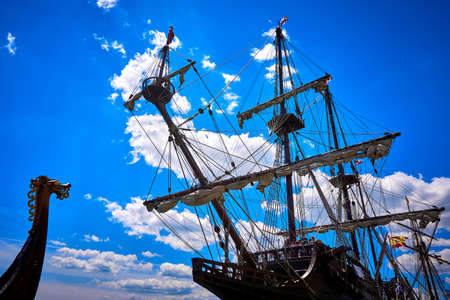Spanish galleon shipの写真素材