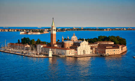 Church of San Giorgio Maggiore Venice Italyの写真素材