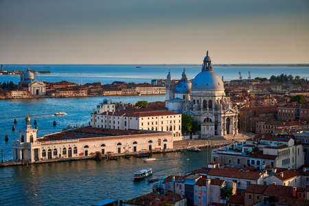 Santa maria della salute Venice Italyの写真素材