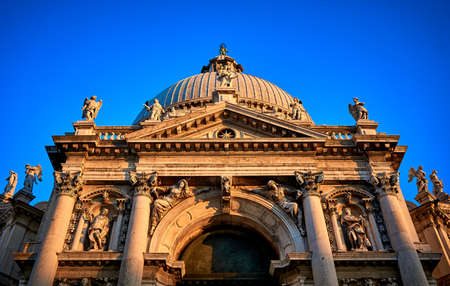 Santa maria della salute Venice Italyの写真素材