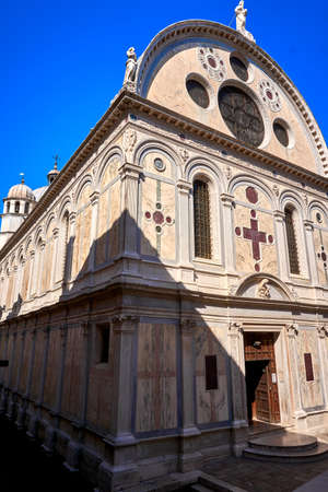 Chiesa di Santa Maria dei Miracoli Venice Italyの写真素材
