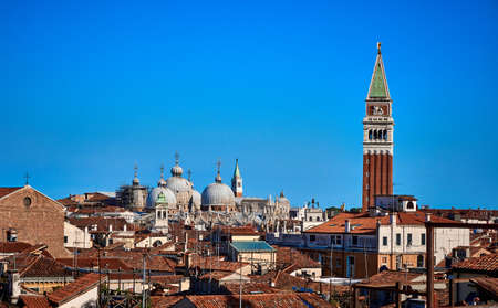 View from Fondaco dei Tedeschi Venice Italyの写真素材
