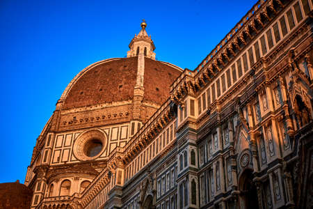 Duomo Cathedral of Santa Maria del Fiore Florence Italyの写真素材
