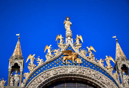 Saint Mark's Basilica Piazza San Marco Venice Italyのeditorial素材