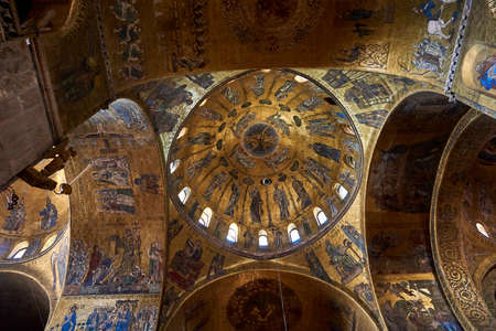 Saint Mark's Basilica inside Venice Italyのeditorial素材