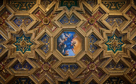 Basilica of Our Lady in Trastevere Basilica di Santa Maria in Trastevere Rome Italyのeditorial素材