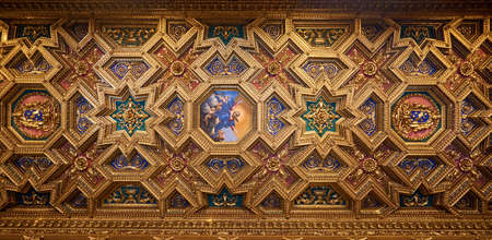 Basilica of Our Lady in Trastevere Basilica di Santa Maria in Trastevere Rome Italyのeditorial素材