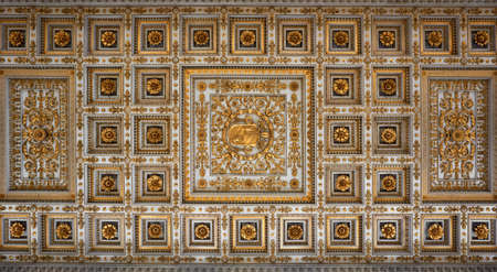 Basilica of Saint Paul outside the walls Basilica Papale San Paolo fuori le Mura Rome Italyのeditorial素材