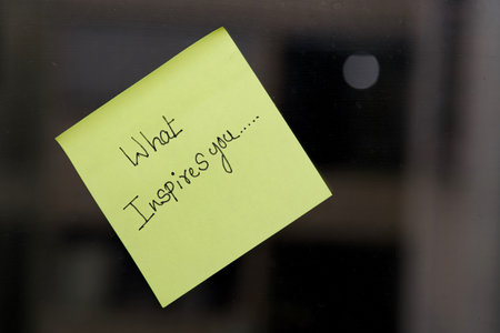A simple question on a sticky note sparks reflection & creativity. What motivates you?