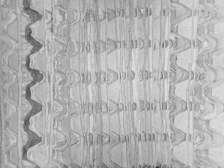 Egg trays assembled and pressed together next to each otherの写真素材