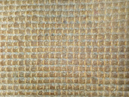 The back of the carpet with glued threadsの写真素材