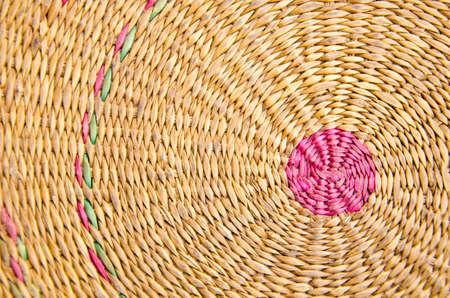 Pattern of weave color mat