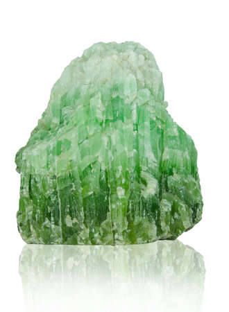 jade isolated on white background. clipping pathの写真素材