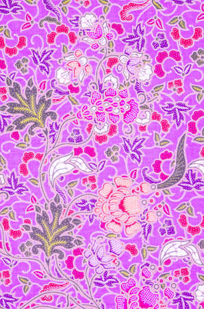 thai fabric textureの写真素材