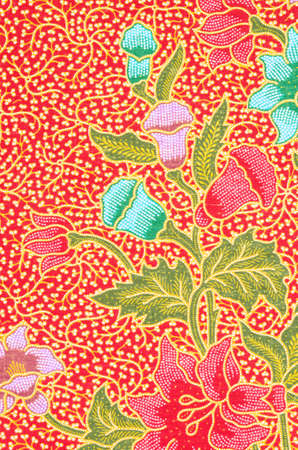 The beautiful of art Malaysian and Indonesian Batik Pattern