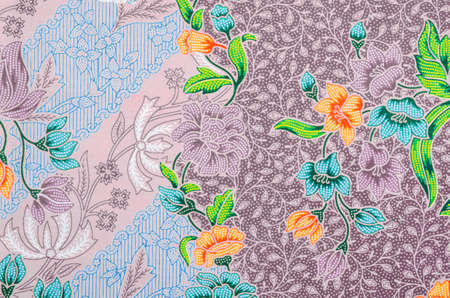 The beautiful of art Malaysian and Indonesian Batik Pattern