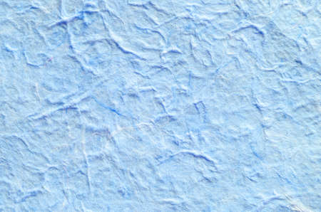 handmade blue paper texture or background. Recycle paper concept.の写真素材