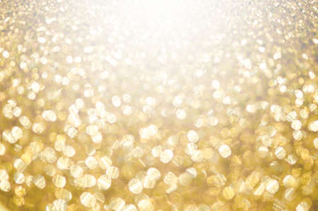 Abstract the gold light for holidays background.の写真素材