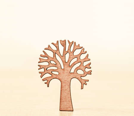 Dead tree art. Eco friendly tree concept.