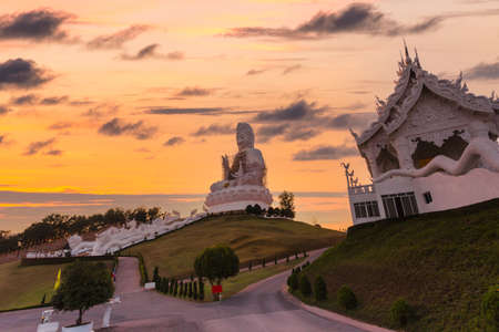 Huai Pla Kung Temple is a temple with Thai-Chinese buildings, Chiang Rai, Thailand.の写真素材