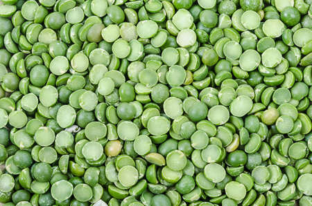 Green split peas background as background.
