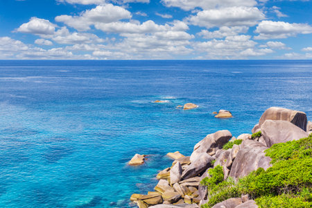 Beauty,Tropical beach, Similan Islands, Andaman Sea, National Park, Phangnga Province, Thailandの写真素材