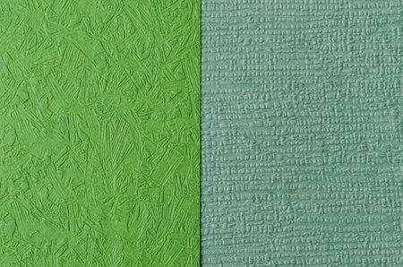 Green paper background with pattern. High resolution image.の写真素材