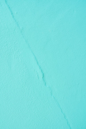 Rough rendered turquoise wall textureの写真素材