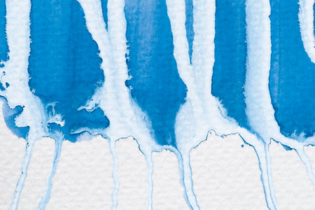 Blank Abstract light watercolor background isolated on white paper.の写真素材