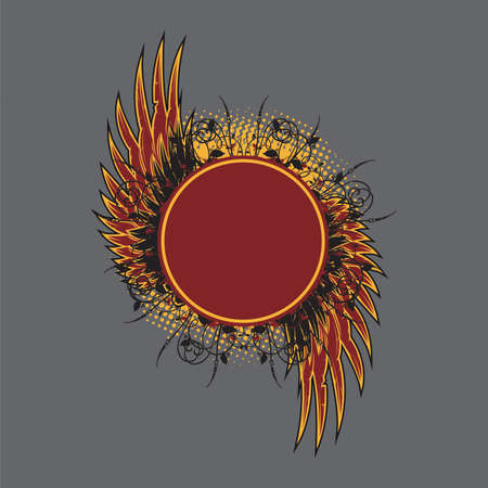 Wing crestのイラスト素材