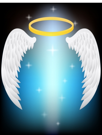 vector illustration of Angel Wings のイラスト素材