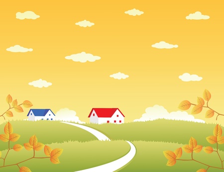 Vector Illustration of Landscape のイラスト素材