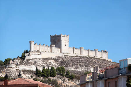 Penafiel Castle, Valladolid Province, Spainのeditorial素材