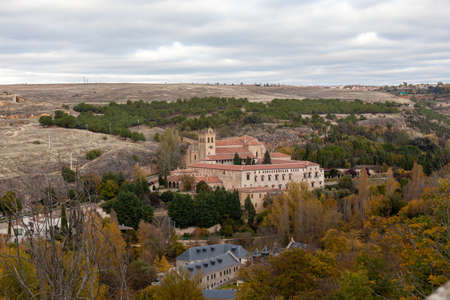 SEGOVIA, SPAIN - NOVEMBER 7, 2021: Santa Maria del Parral monastery, is a convent of the Hieronymites just outside the walls of Segovia, Spainのeditorial素材