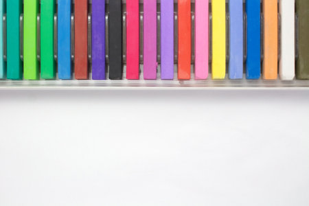 Prepare students for a return to school full of softness and creativity with this stock image that...