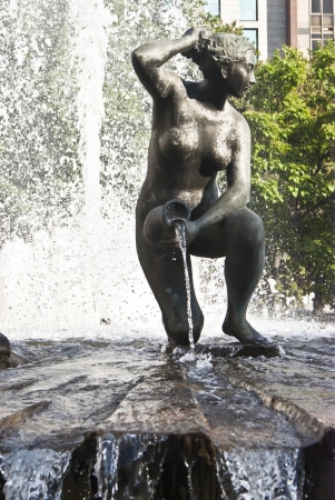 Fountain in Plaza dの写真素材