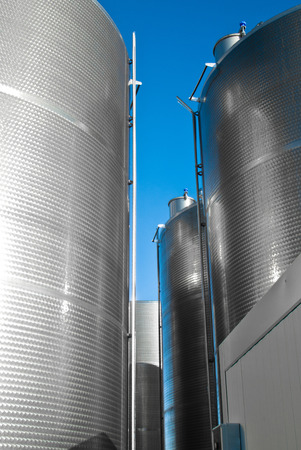 industrial silos. outdoorの写真素材