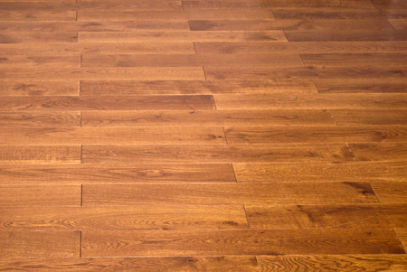 Interior of a home with refinished hardwood floors.の写真素材