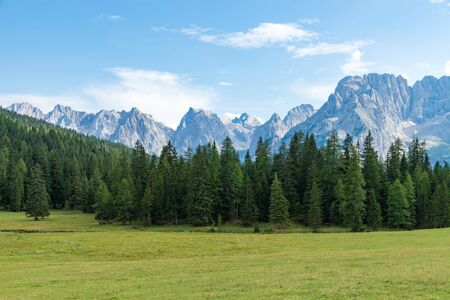 Auronzo mountain Dolomites in the north east of Italyの写真素材