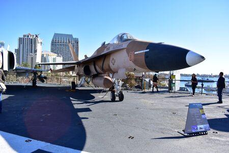 San Diego, California - USA - Dec 04,2016 - Aircraft  Strike Fighterのeditorial素材