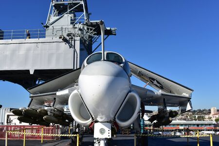 San Diego, California - USA - Dec 04,2016 - Aircraft 511 USS  Museum