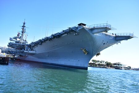 San Diego, California - USA - December 04, 2016: Aircraft  Museumのeditorial素材