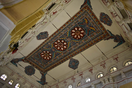Madurai, Tamilnadu - India - March 21, 2017 - Artistic Paintings at Nayakkar Palaceのeditorial素材