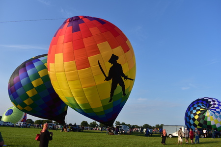 Lincoln, Illinois - USA - August 25, 2017: Summer Air Balloon Festivalのeditorial素材