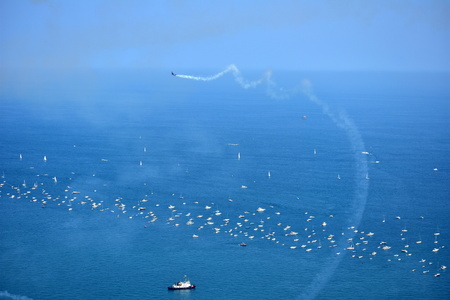 Chicago, Illinois - USA - August 19, 2017: Chicago Air and Water Show