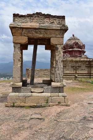 Dindigul, Tamilnadu, India - July 13, 2018: 17th-century hill fortのeditorial素材